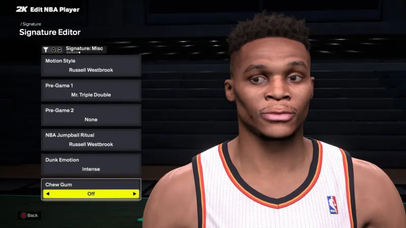 开云入口-像不像?2K博主:NBA2K26终于更新了威斯布鲁克的面补